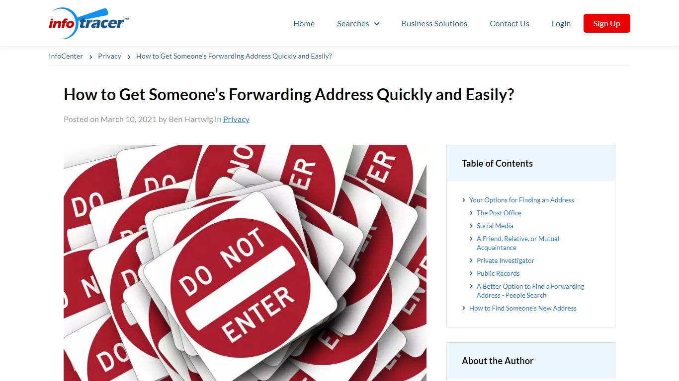 How to Find Someone's Forwarding Address Easily - InfoCenter